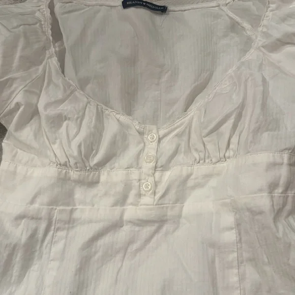 Brandy Melville White Blouse - Picture 3 of 4
